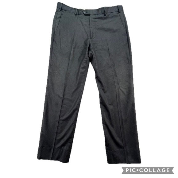 Emporio Armani Wool Blend Dress Pants Charcoal Gray‎ Men's Size 52